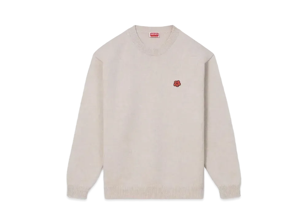 KENZO 'BOKE FLOWER' Embroidery Jumper "Beige"