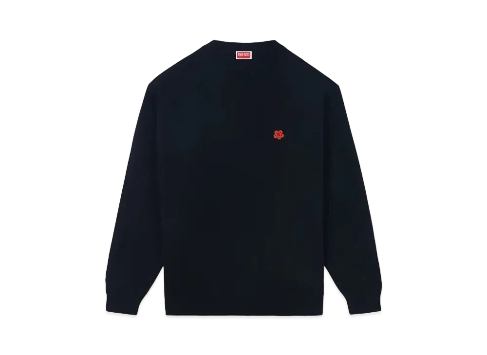KENZO 'BOKE FLOWER' Embroidery Jumper "Black"