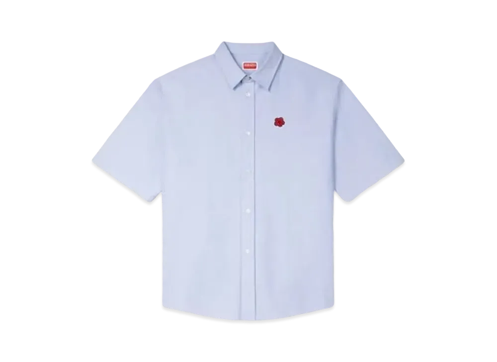 KENZO 'BOKE FLOWER' Embroidery Casual Shirt "Sky Blue"