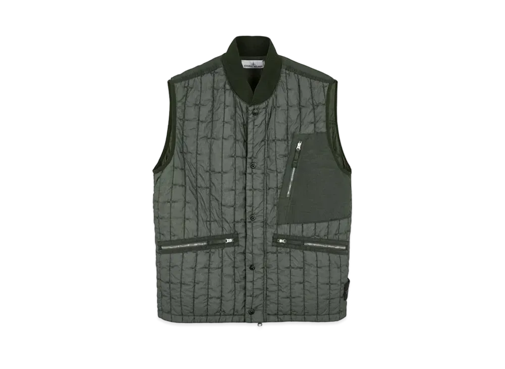 Stone Island G0231 Quilted Nylon Stella With PRIMALOFT-TC "Musk Green"