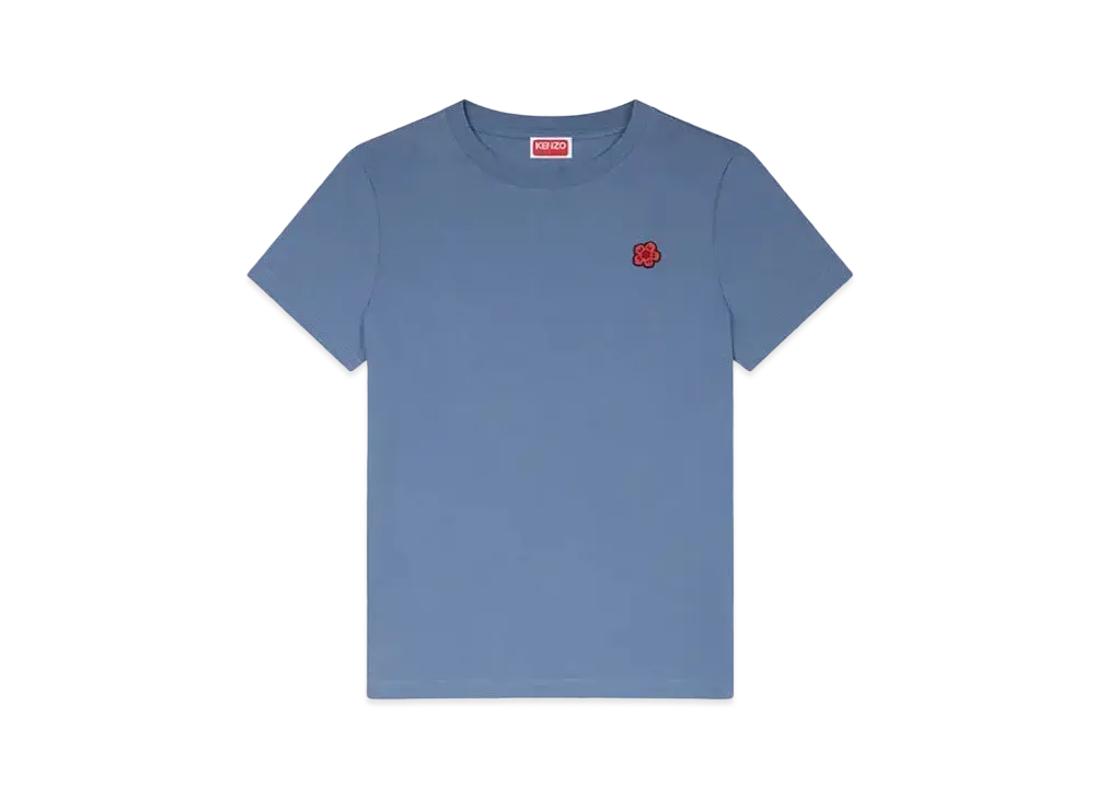 KENZO 'BOKE FLOWER' Classic Embroidery T-shirt "Blue"