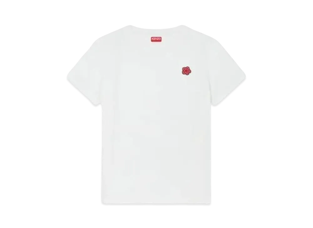 KENZO 'BOKE FLOWER' Classic Embroidery T-shirt "Off White"