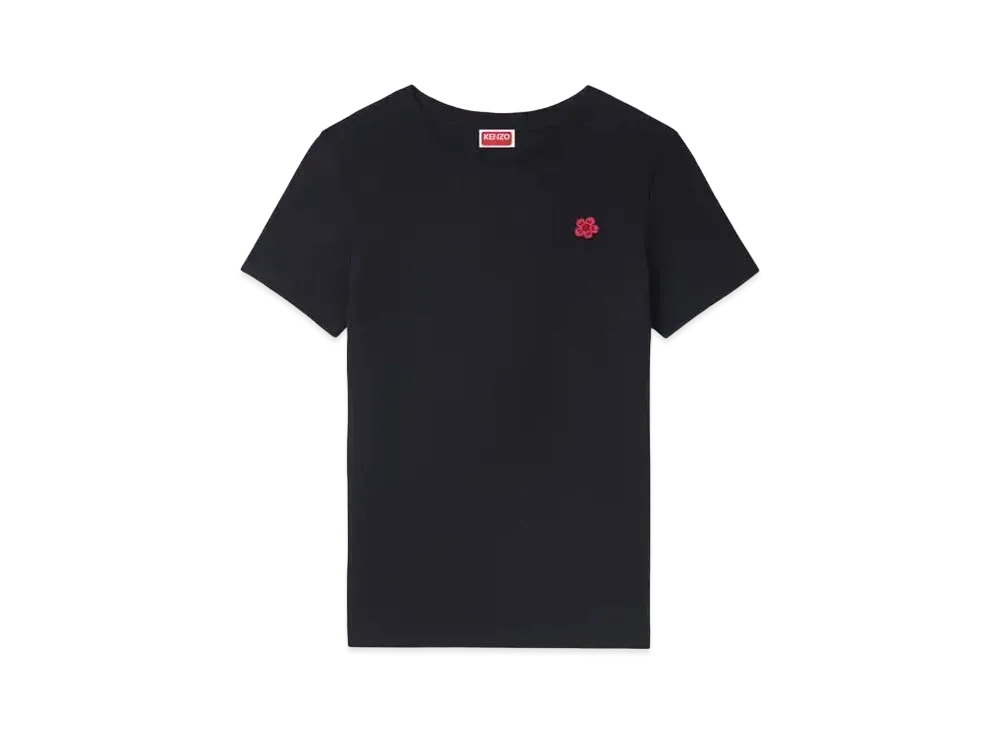 KENZO 'BOKE FLOWER' Classic Embroidery T-shirt "Black"