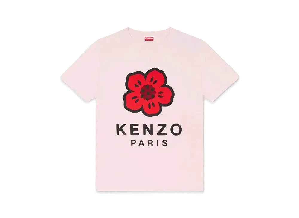 KENZO 'BOKE FLOWER' Loose T-shirt "Faded Pink"