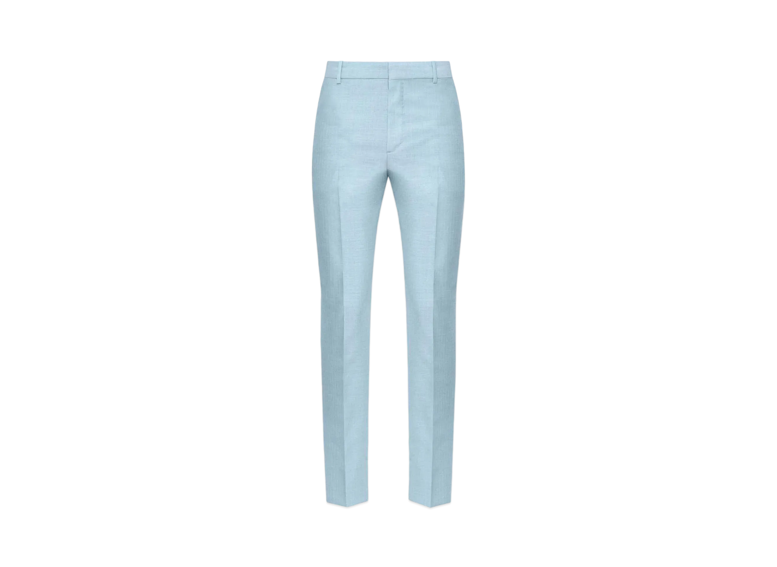 Alexander McQUEEN Tailored Cigarette Pants "Light Blue"