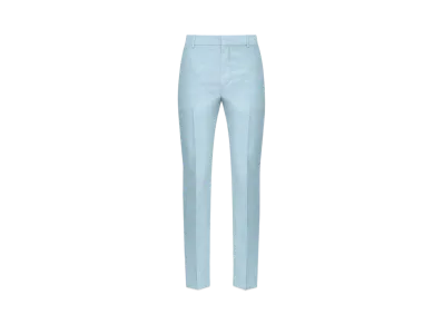 Alexander McQUEEN Tailored Cigarette Pants "Light Blue"