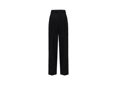 Alexander McQUEEN Tuxedo Pleated Pants "Black"