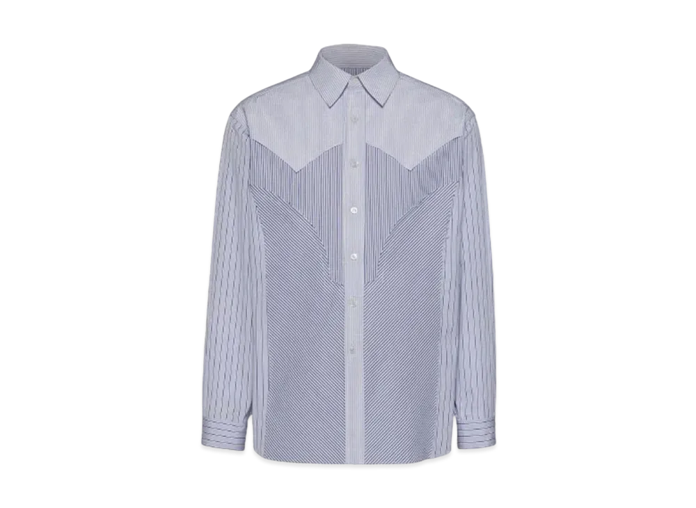Maison Margiela Stripe Yoke Shirt "Blue"
