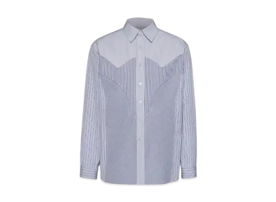 Maison Margiela Stripe Yoke Shirt "Blue"