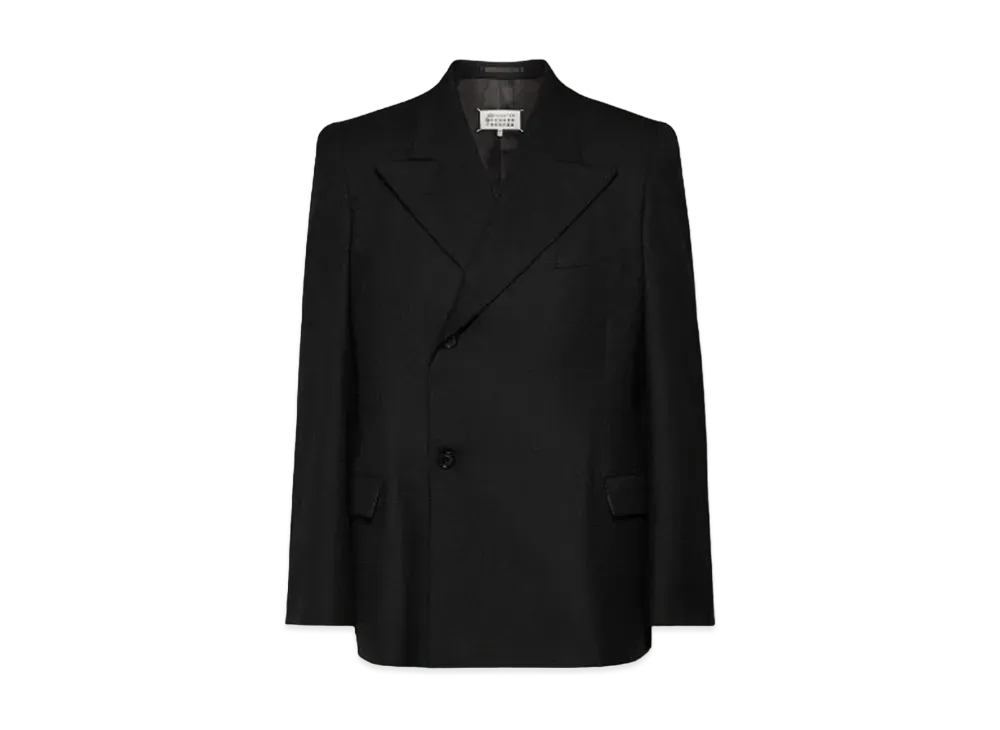 Maison Margiela Barathea Wool Suit Jacket "Black"