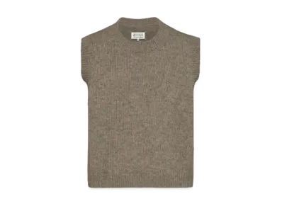 Maison Margiela Shetland Wool Knit Tank "Beige"