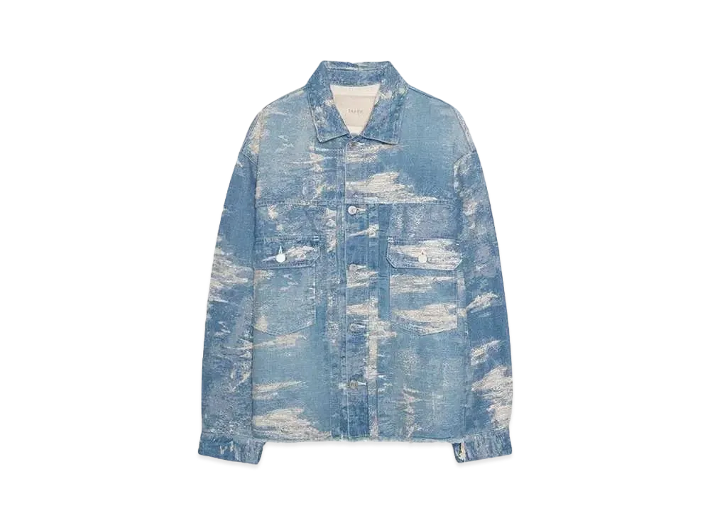 TAAKK 2ND TYPE DENIM JACKET "INDIGO BLEACH"
