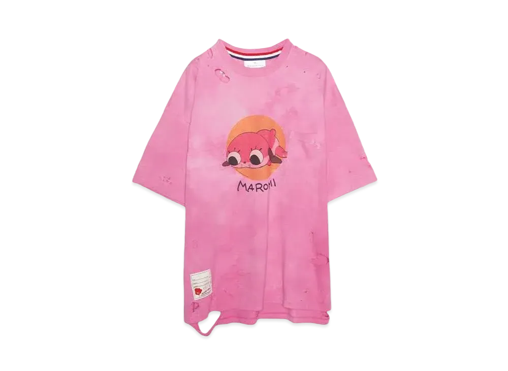 SEVESKIG Vintage S/S Tee Shirt Ver, Maromi "PINK"