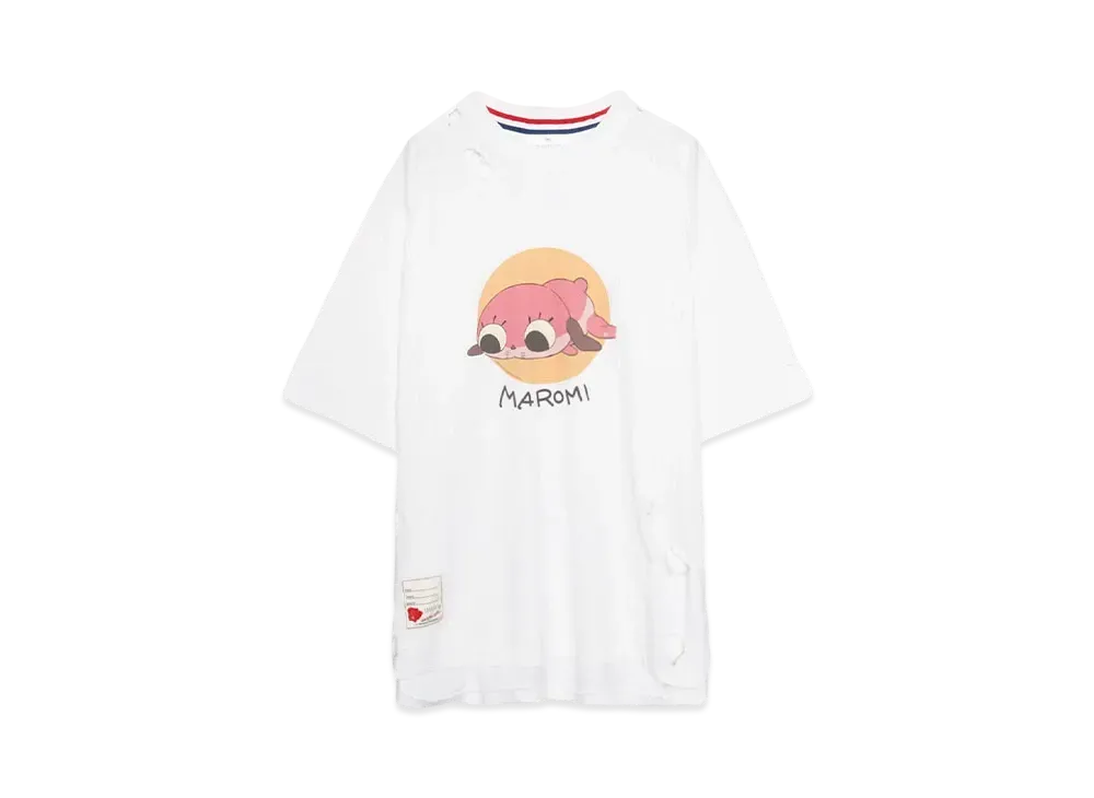 SEVESKIG Vintage S/S Tee Shirt Ver, Maromi "WHITE"