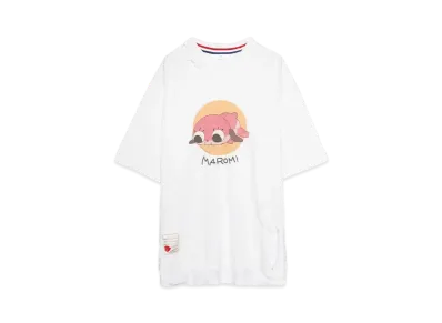 SEVESKIG Vintage S/S Tee Shirt Ver, Maromi "WHITE"