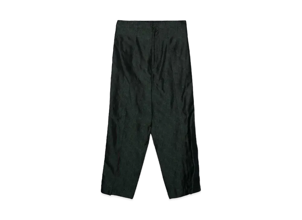 TOGA VIRILIS Paisley jacquard pants "GREEN"