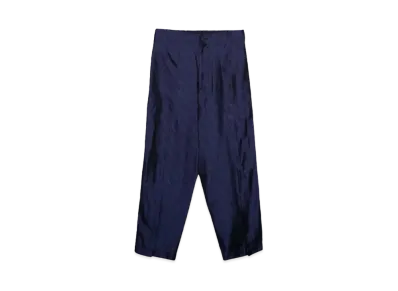 TOGA VIRILIS Paisley jacquard pants "NAVY"