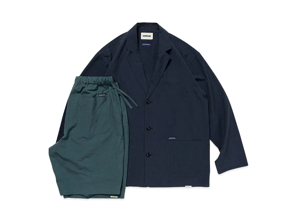 DESCENDANT x Nowhaw Nice Day Pajama "Navy/Green"