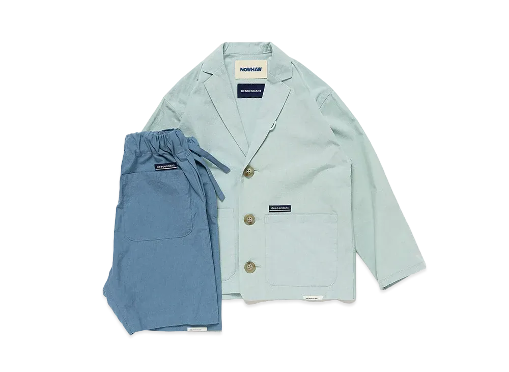 DESCENDANT x Nowhaw Nice Day Pajama (Kids) "Blue/Mint"