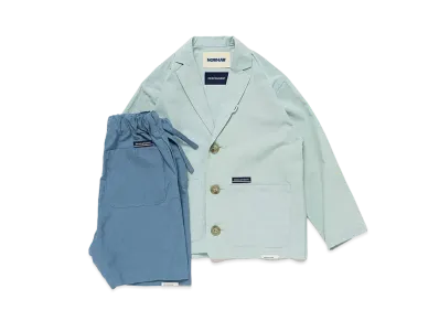 DESCENDANT x Nowhaw Nice Day Pajama (Kids) "Blue/Mint"