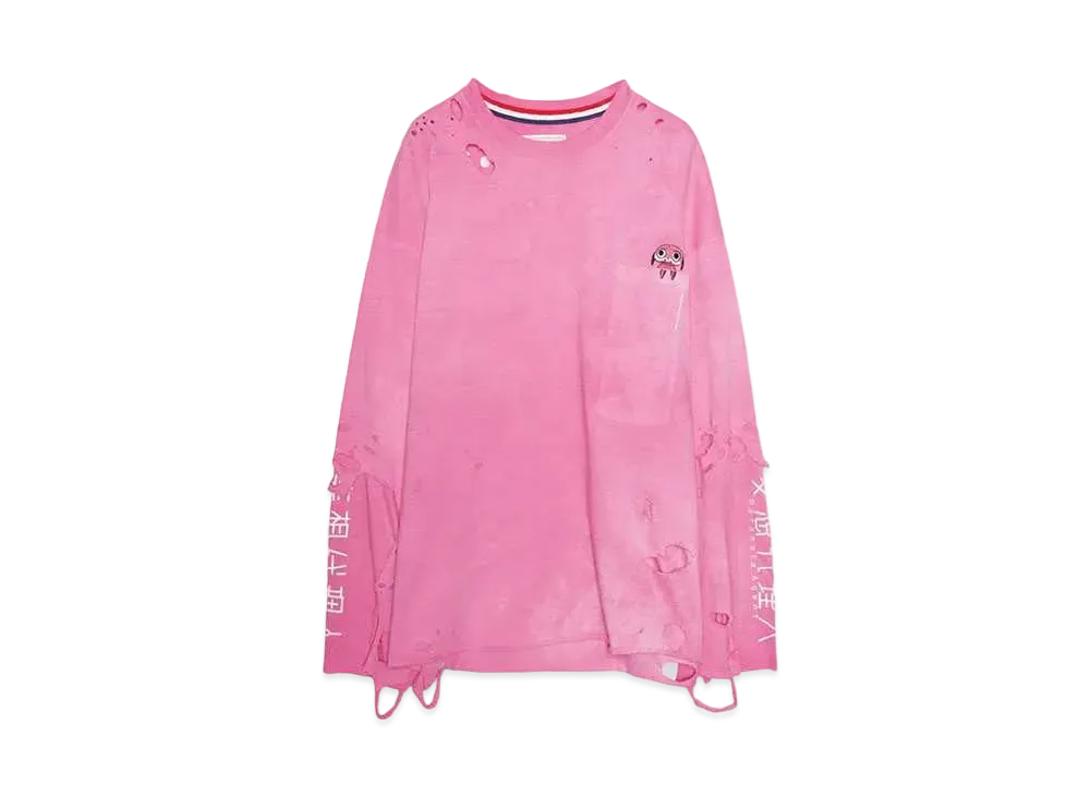SEVESKIG Vintage L/S Tee Shirt Ver, Maromi "PINK"