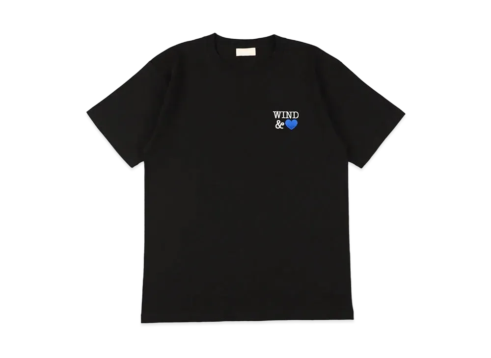 WIND AND SEA Logo Tee(Heart) "Black"
