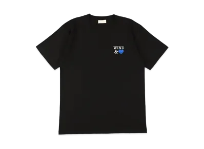 WIND AND SEA Logo Tee(Heart) "Black"