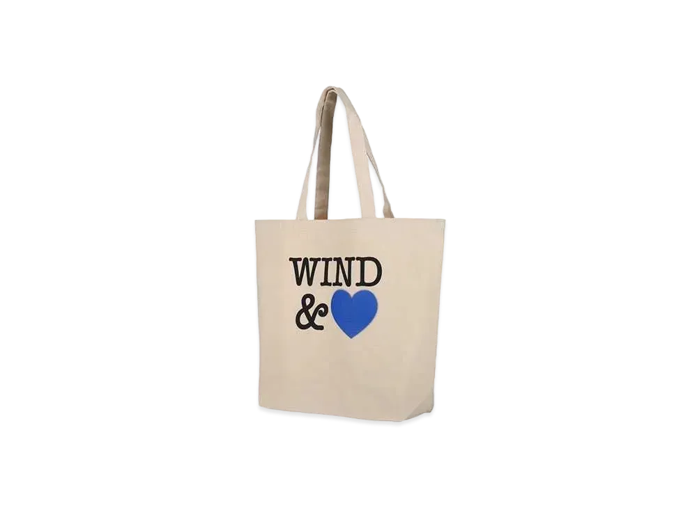 WIND AND SEA Logo Print Tote(HTSP) "Natural"