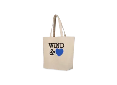WIND AND SEA Logo Print Tote(HTSP) "Natural"