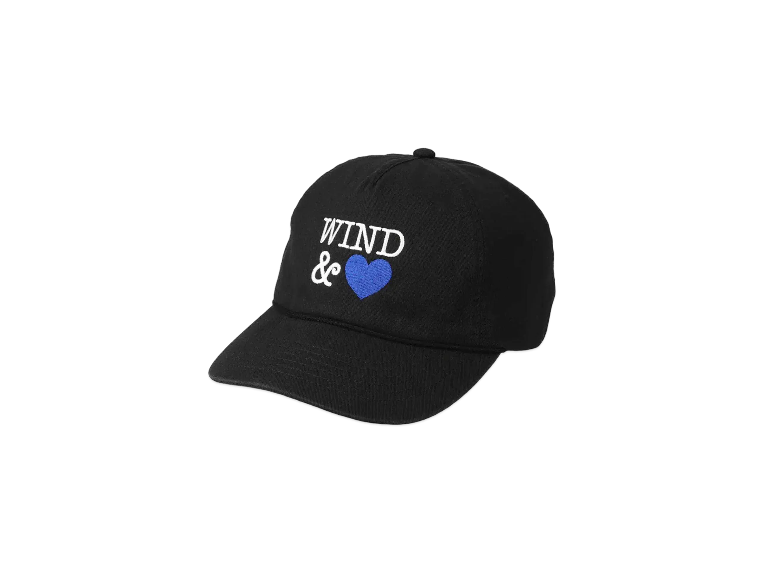 WIND AND SEA Twill 5 Panel Cap(HTSP) "Black_Heart"