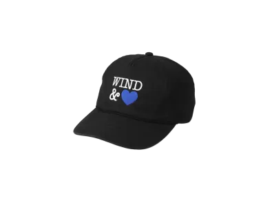 WIND AND SEA Twill 5 Panel Cap(HTSP) "Black_Heart"