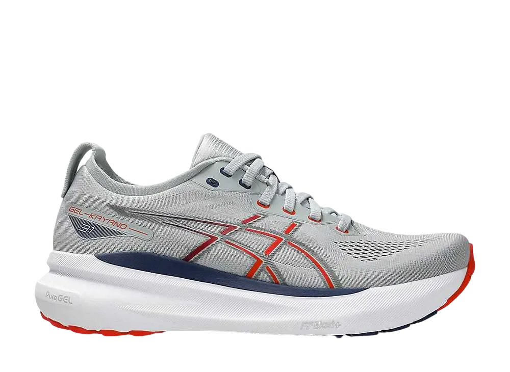アシックス ゲルカヤノ31 "ピードモントグレー/ファイアリーレッド"