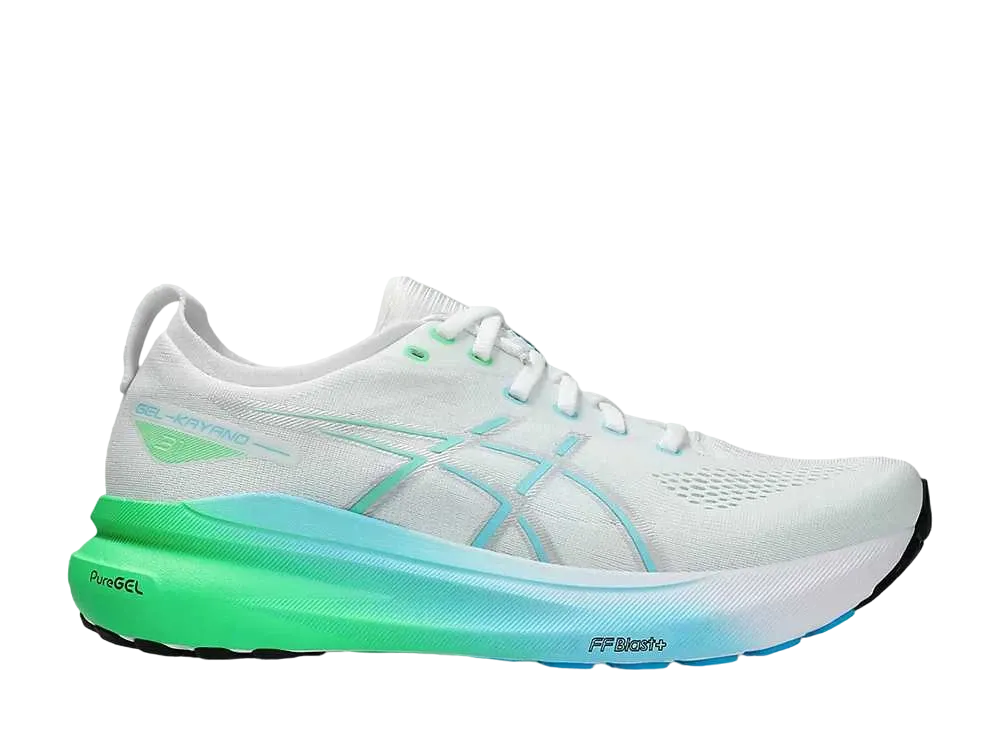 アシックス ゲルカヤノ31 "ホワイト/ブライトシアン"