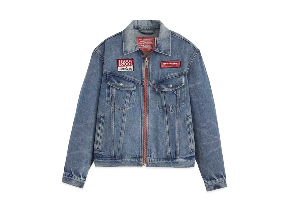 LEVI'S x McLaren Racing Heritage Tracker Jacket "Medium Indigo"