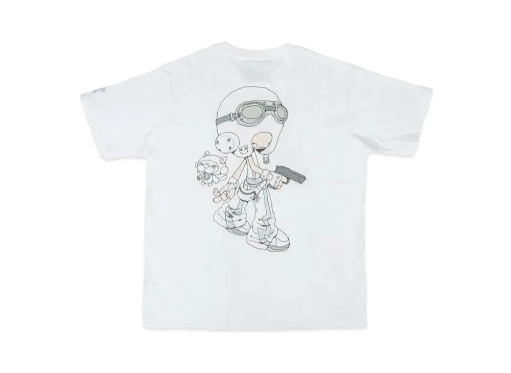 YAMEPI x FUTURE ARCHIVE YAME Fade Tee "White"