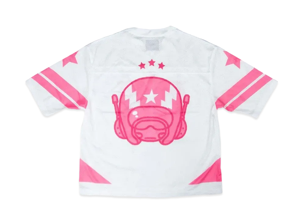 YAMEPI x FUTURE ARCHIVE YAME Mesh Tee "White"