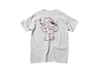 LFYT SMOKING DOG TEE "GRAY"