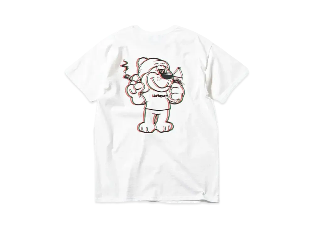 LFYT SMOKING DOG TEE "WHITE"
