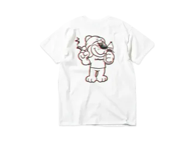 LFYT SMOKING DOG TEE "WHITE"