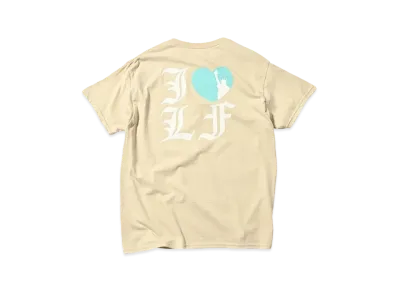 LFYT I LOVE LF TEE "BEIGE"