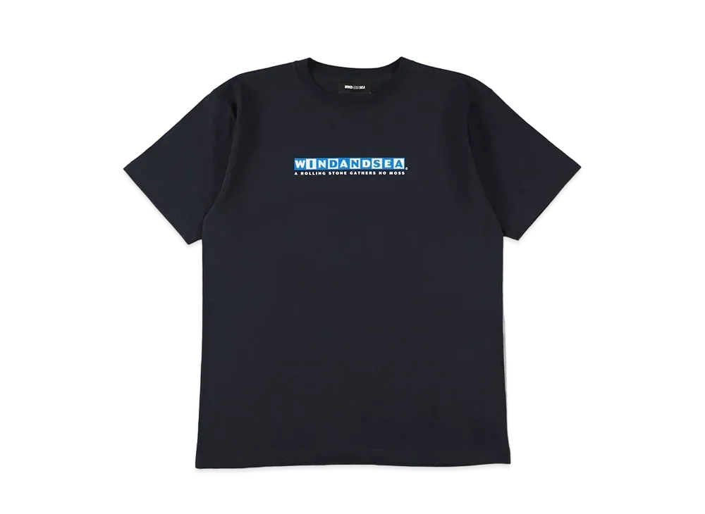 WIND AND SEA Chocolate Rolling Stone S/S Tee "Blue"