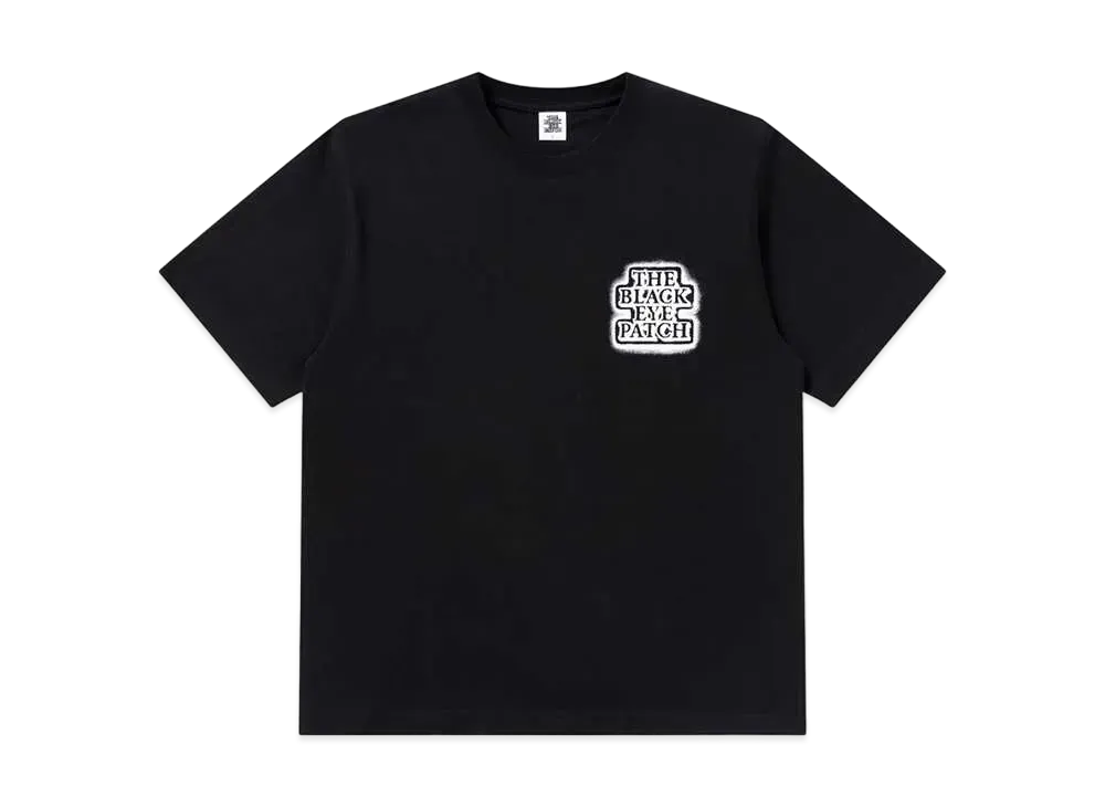 BlackEyePatch Sprayed OG Label Tee "Black"