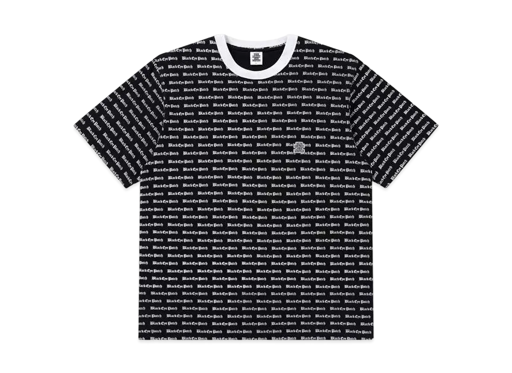 BlackEyePatch OE Logo Patterned Tee "Black"