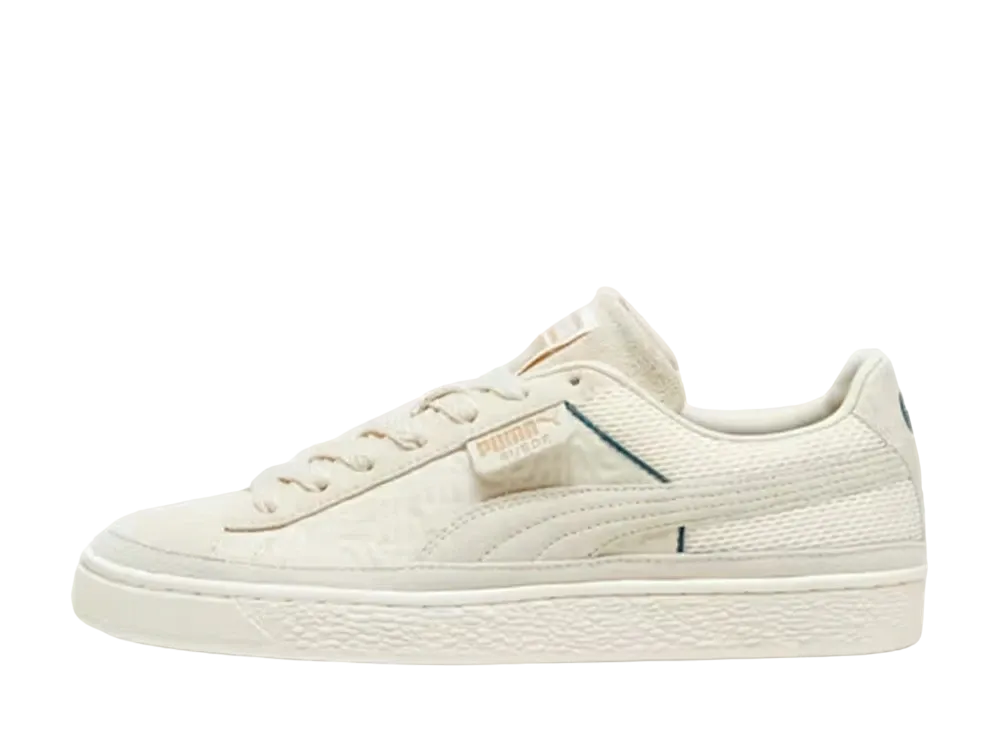 パームツリークルー × プーマ スウェード "アルパインスノー/ウォームホワイト"