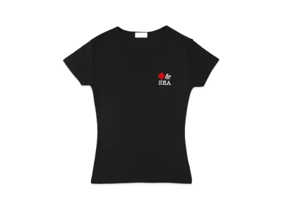 WIND AND SEA Front Logo Mini Tee(Spade) "Black"