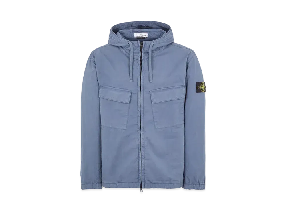 Stone Island 42610 SUPIMA Cotton Twill Stretch-TC "Blue Gray"