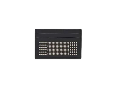 Alexander McQUEEN Studded Card Holder "Black"