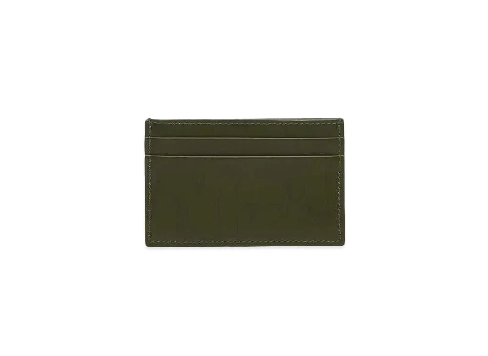 Alexander McQUEEN McQueen Graffiti Card Holder "Khaki"