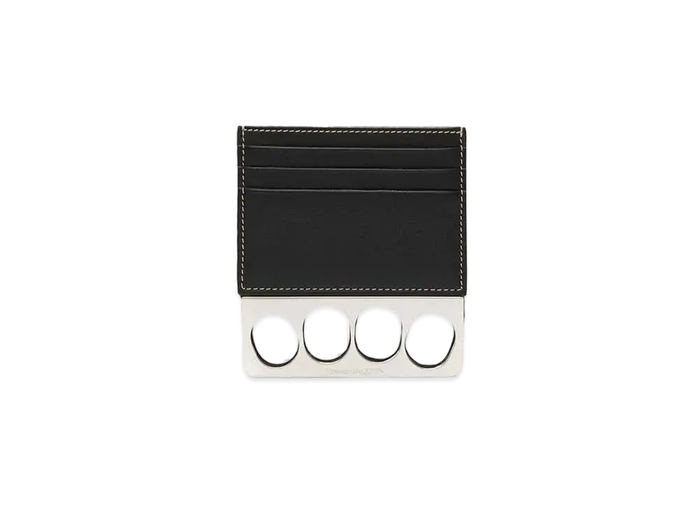 Alexander McQUEEN Grip Card Holder "Black"