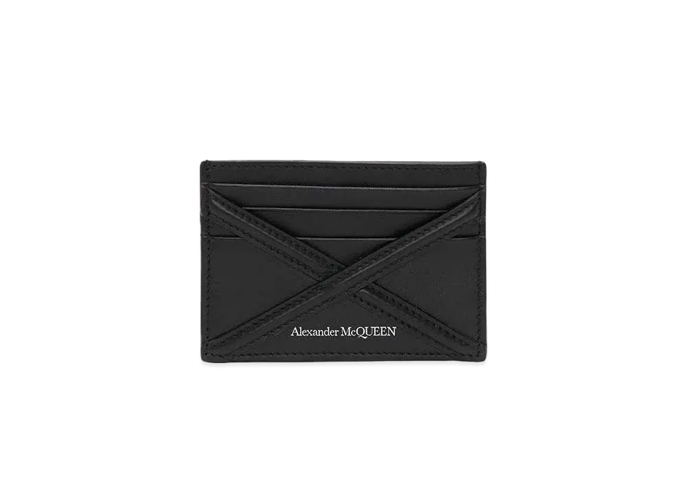 Alexander McQUEEN Harness Card Holder "Black"